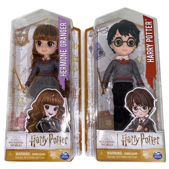 Harry Potter and Hermione 8” Dolls - Picture 1 of 9